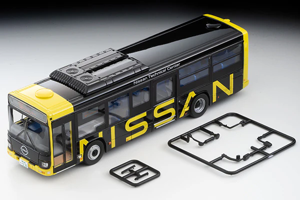 TOMYTEC TLVN 1/64 Isuzu Erga Nissan Shuttle Bus (Ikazuchi Yellow/Black) LV-N245e - Image 2