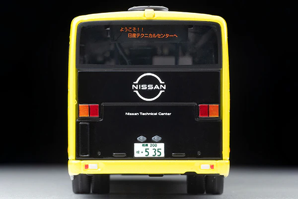TOMYTEC TLVN 1/64 Isuzu Erga Nissan Shuttle Bus (Ikazuchi Yellow/Black) LV-N245e - Image 3