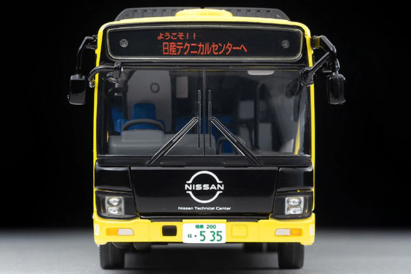 TOMYTEC TLVN 1/64 Isuzu Erga Nissan Shuttle Bus (Ikazuchi Yellow/Black) LV-N245e - Image 4