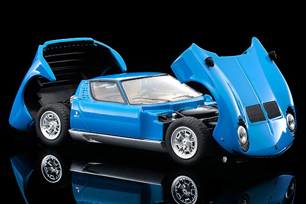 TOMYTEC TLVN 1/64 LV Lamborghini Miura P400 (Blue) - Image 3