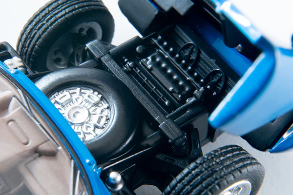TOMYTEC TLVN 1/64 LV Lamborghini Miura P400 (Blue) - Image 4