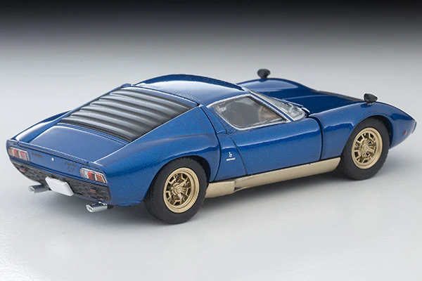 TOMYTEC TLVN 1/64 LV Lamborghini Miura SV (Metallic Blue) - Image 2