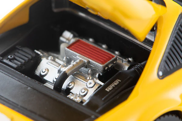 TOMYTEC TLVN 1/64 LV-N Ferrari 328 GTS (yellow) - Image 2