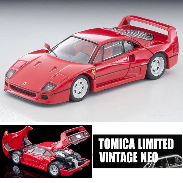 TOMYTEC TLVN 1/64 LV-N Ferrari F40 (1989) RED - Image 4