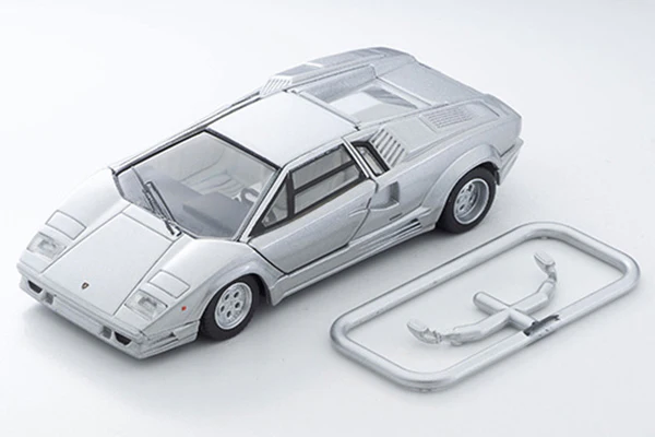 TOMYTEC TLVN 1/64 LV-N Lamborghini Countach 25th Anniversary (Silver) - Image 5