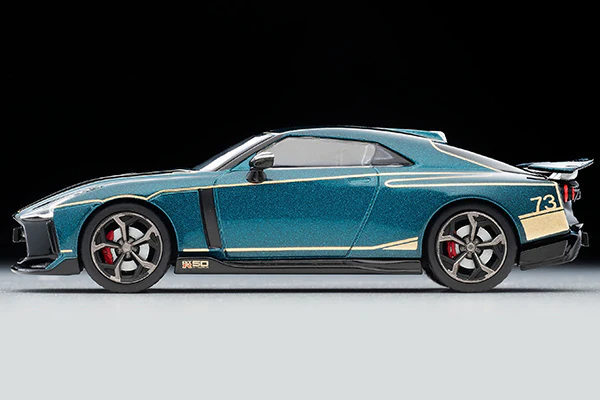 TOMYTEC TLVN 1/64 LV-N Nissan GT-R50 by Italdesign DARK GREEN - Image 5