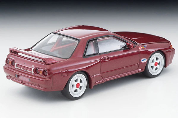 TOMYTEC TLVN 1/64 LV-N Nissan Skyline GT-R (R32) Group A Plain Color Specification (Red) - Image 5