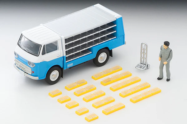 TOMYTEC TLV 1/64 Mazda E2000 bottle car (white/light blue) LV-210a - Image 6