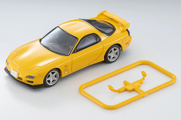 TOMYTEC TLVN 1/64 Mazda RX-7 Type R Bathurst R (Yellow) 2001 LV-N267d - Image 2