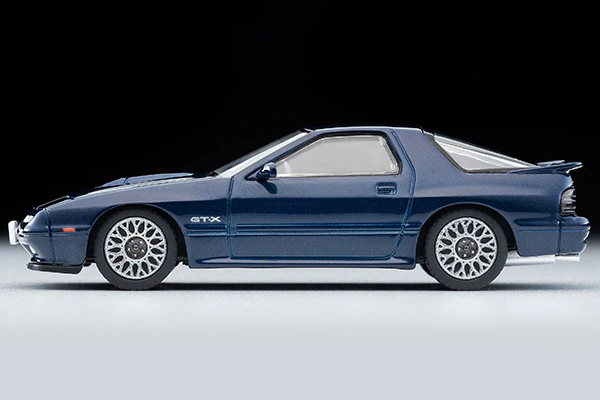 TOMYTEC TLVN 1/64 Mazda Savanna RX-7 GT-X (navy blue) 1990 LV-N192g - Image 5