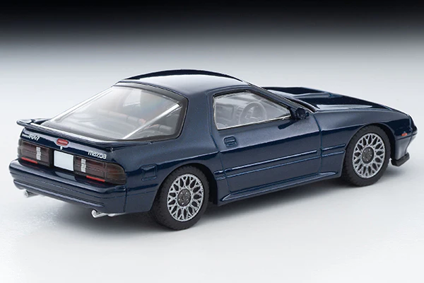 TOMYTEC TLVN 1/64 Mazda Savanna RX-7 GT-X (navy blue) 1990 LV-N192g - Image 6