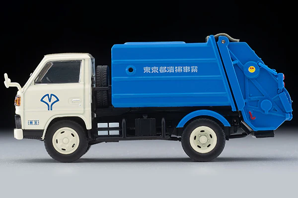 TOMYTEC TLVN 1/64 Mitsubishi Fuso Canter Cleaning Truck (White/Blue) LV-N343a - Image 2