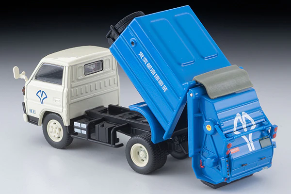 TOMYTEC TLVN 1/64 Mitsubishi Fuso Canter Cleaning Truck (White/Blue) LV-N343a - Image 4
