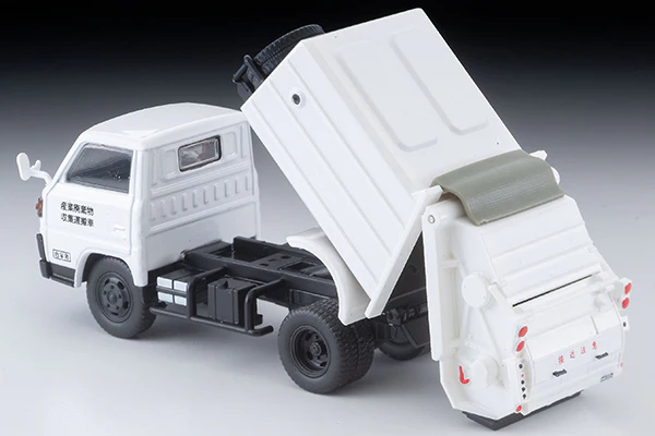 TOMYTEC TLVN 1/64 Mitsubishi Fuso Canter Cleaning Truck (White) with Figure  LV-N343b - Image 3