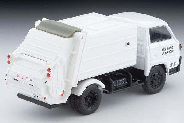 TOMYTEC TLVN 1/64 Mitsubishi Fuso Canter Cleaning Truck (White) with Figure  LV-N343b - Image 4