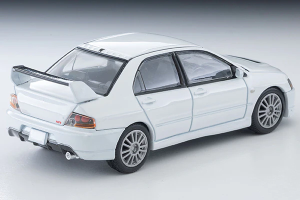 TOMYTEC TLVN 1/64 Mitsubishi Lancer GSR Evolution IX MR (Pearl White) 2006 LV-N349b - Image 2