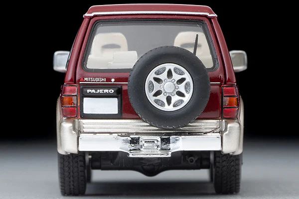 PREORDER TOMYTEC TLVN 1/64 Mitsubishi Pajero Mid Roof Wide VR (Red/Beige) 1996 LV-N206b (Approx. Release Date : Feb 2025 subject to manufacturer's final decision) - Image 4