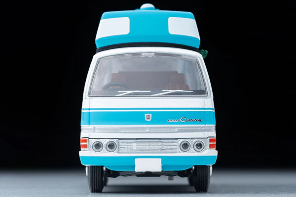 TOMYTEC TLVN 1/64 Nissan CARAVAN Camper White/Sky Blue 1973 LV-N312a - Image 7