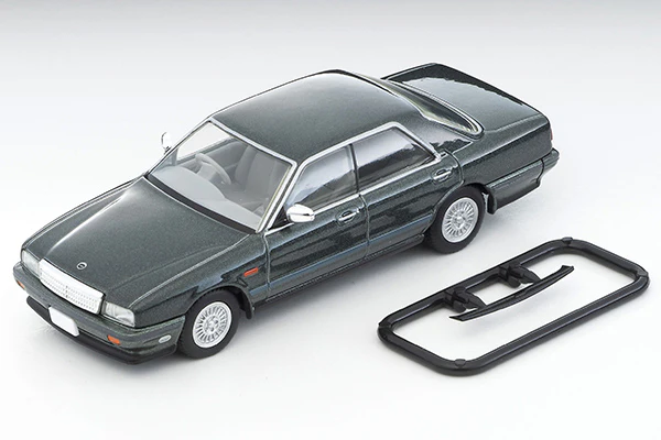 TOMYTEC TLVN 1/64 Nissan Cedric Cima Type II-S (Green) 1988 LV-N278b - Image 2