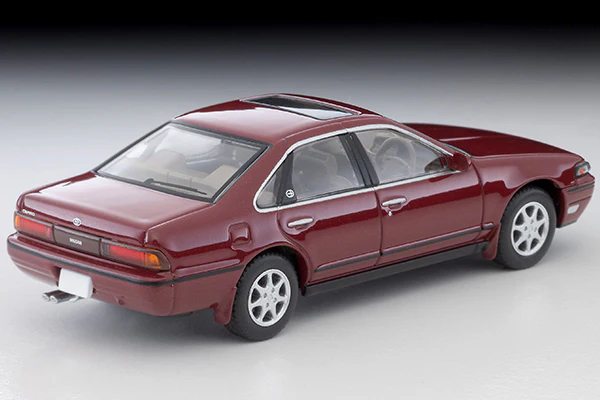 PREORDER TOMYTEC TLVN 1/64 Nissan Cefiro Town Ride N (Wine Red) 1991 LV-N319d (Approx. Release Date : JULY 2026 subject to manufacturer's final decision) - Image 2