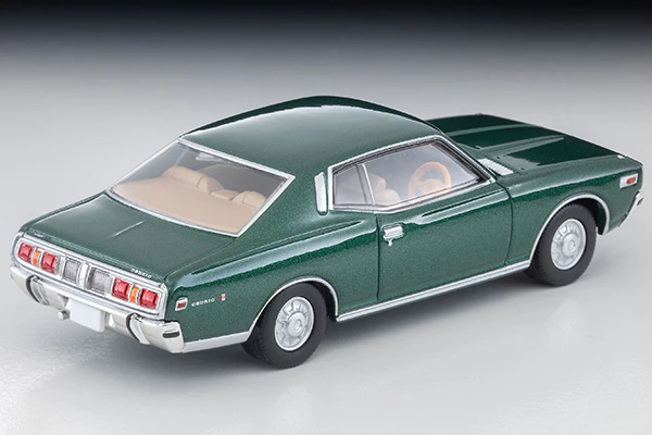 TOMYTEC TLVN 1/64 Nissan Gloria 2-door HT 2800 SGL (green) 1975 LV-N358a - Image 2