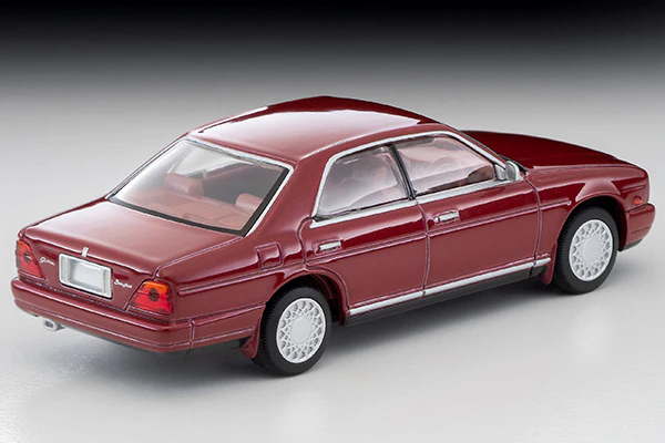 TOMYTEC TLVN 1/64 Nissan Gloria V30E Brougham Red LV-N289a - Image 4