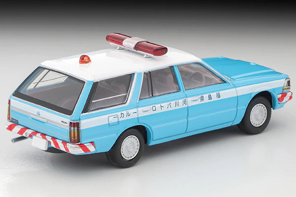 TOMYTEC TLVN 1/64 Nissan Gloria Van River Patrol Car LV-N332a - Image 4