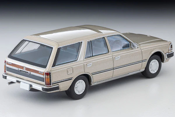 TOMYTEC TLVN 1/64 Nissan Gloria Wagon V20E GL (Yellowish Silver) 1991  LV-N244b - Image 2