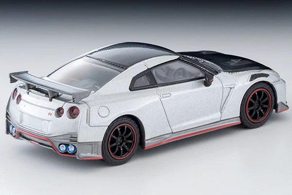 TOMYTEC TLVN 1/64 Nissan GT-R NISMO Special Edition 2022 Model Silver LV-N254d - Image 2