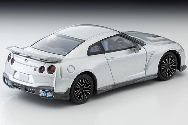 TOMYTEC TLVN 1/64 NISSAN GT-R Premium Edition SILVER 2025 LV-N350a - Image 2