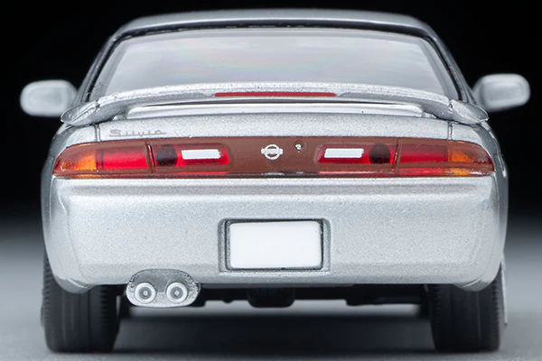 TOMYTEC TLVN 1/64 Nissan Silvia K's Aero 1995 (Silver) LV-N333b - Image 2