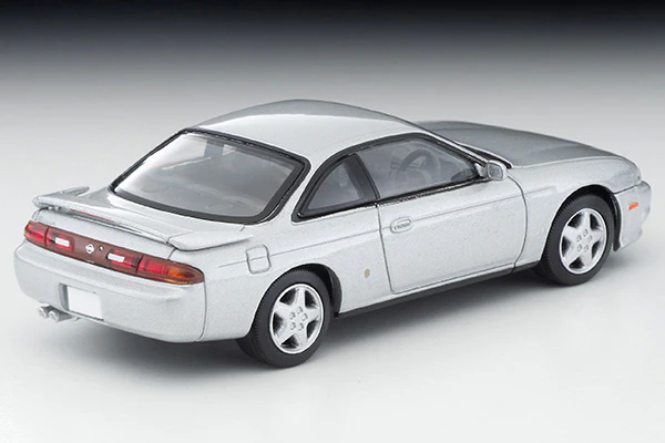 TOMYTEC TLVN 1/64 Nissan Silvia K's Aero 1995 (Silver) LV-N333b - Image 4