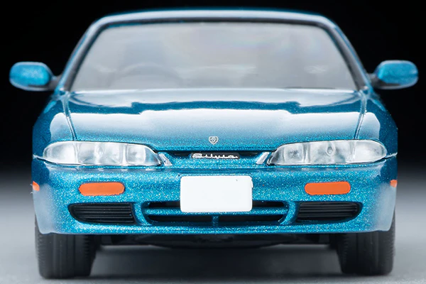 TOMYTEC TLVN 1/64 Nissan Silvia Q's TypeS (Blue Green) 1994 LV-N313b - Image 3