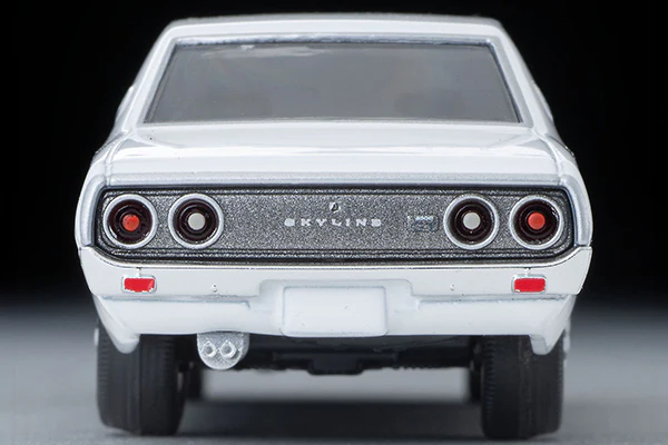 TOMYTEC TLVN 1/64 Nissan Skyline 2000GT (White) 1974 LV-N270b - Image 2