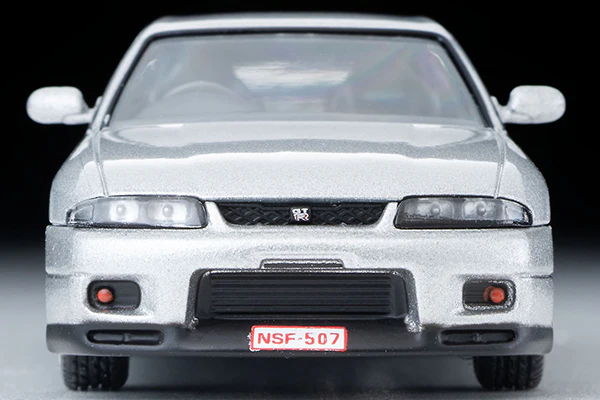 TOMYTEC TLVN 1/64 Nissan Skyline GT-R Nurburgring Time Attack Silver LV-N308b - Image 3