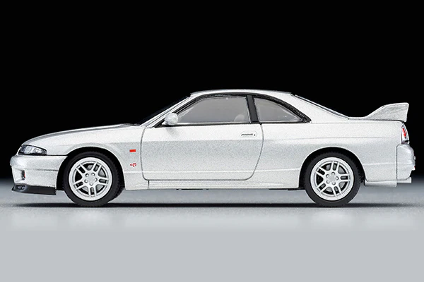 TOMYTEC TLVN 1/64 Nissan Skyline GT-R Nurburgring Time Attack Silver LV-N308b - Image 4