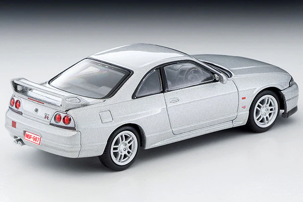 TOMYTEC TLVN 1/64 Nissan Skyline GT-R Nurburgring Time Attack Silver LV-N308b - Image 5