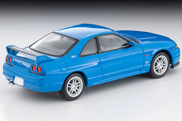 TOMYTEC TLVN 1/64 Nissan Skyline GT-R V-spec LM Limited (Champion Blue) 1996 LV-N308e - Image 2