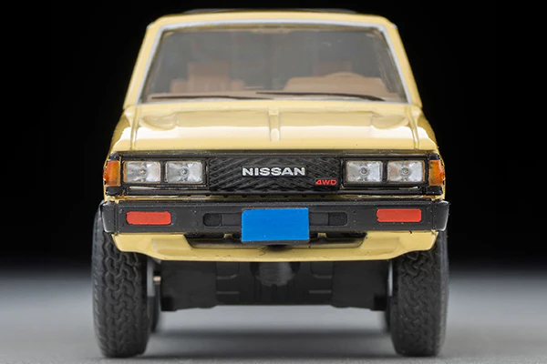 TOMYTEC TLVN 1/64 Nissan Truck 4X4 King Cab (Yellow) North American Specification LV-N321a - Image 6