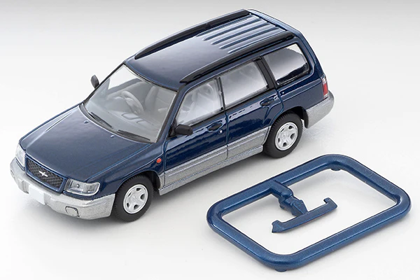 TOMYTEC TLVN 1/64 Subaru Forester C/20 (Navy/Gray) 1997 LV-N328a - Image 2