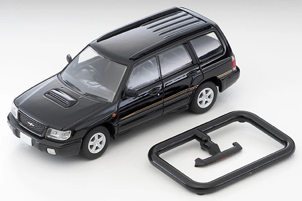 TOMYTEC TLVN 1/64 Subaru Forester S/tb (Black) 1997 LV-N327a - Image 4