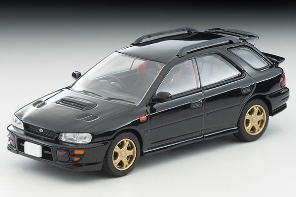 TOMYTEC TLVN 1/64 Subaru Impreza Pure Sports Wagon WRX STi Ver.V (Black) 1998 LV-N281d - Image 8