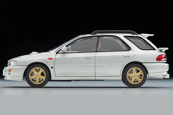 TOMYTEC TLVN 1/64 Subaru Impreza Pure Sports Wagon WRX STi Ver.V (Silver) 1998 LV-N281c - Image 4
