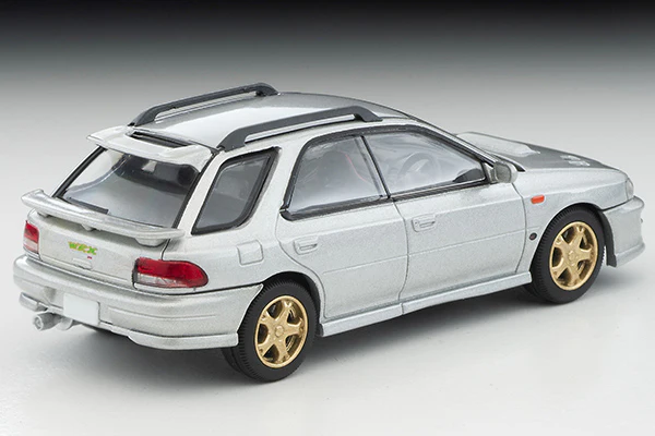 TOMYTEC TLVN 1/64 Subaru Impreza Pure Sports Wagon WRX STi Ver.V (Silver) 1998 LV-N281c - Image 5