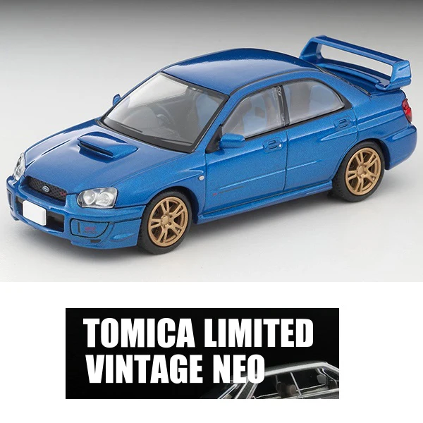 TOMYTEC TLVN 1/64 Subaru Impreza WRX STi (blue) 2003 LV-N336a