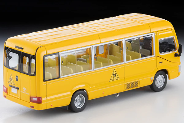 TOMYTEC TLVN 1/64 Toyota Coaster Child Car (Yellow) LV-N348a - Image 2