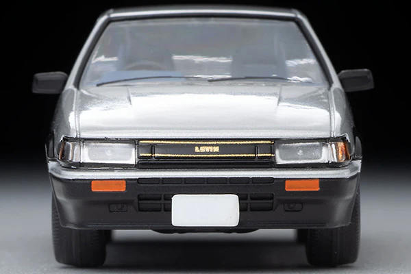 TOMYTEC TLVN 1/64 Toyota Corolla Levin 2-door GT-APEX (silver/black) 1984 LV-N284c - Image 3