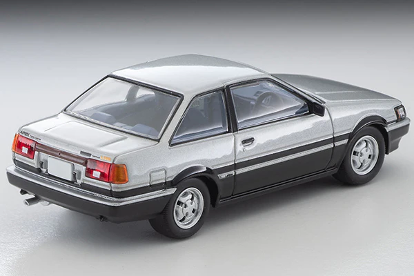 TOMYTEC TLVN 1/64 Toyota Corolla Levin 2-door GT-APEX (silver/black) 1984 LV-N284c - Image 5