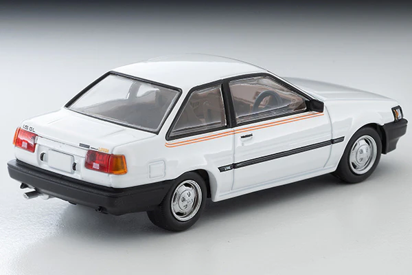 TOMYTEC TLVN 1/64 Toyota Corolla Levin 2-door LIME (White) 1983 LV-N284e - Image 2
