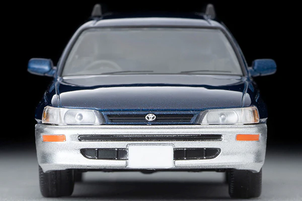 TOMYTEC TLVN 1/64 Toyota Corolla Wagon L Touring w/option (blue/silver) 1996 LV-N287a - Image 2